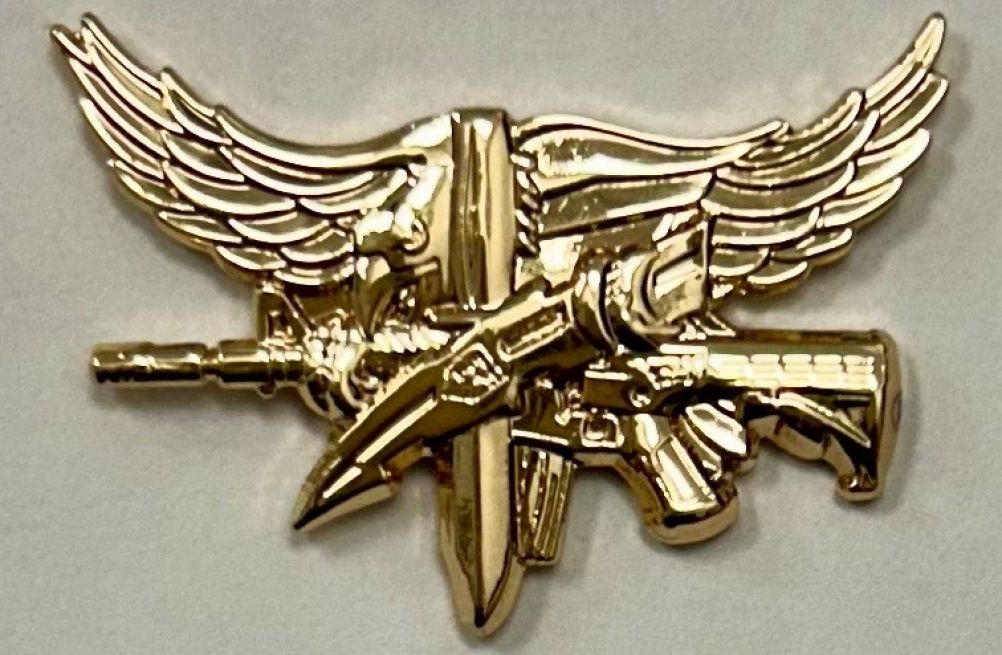 SWAT OPERATOR BASIC PIN - POLISHED BRASS.